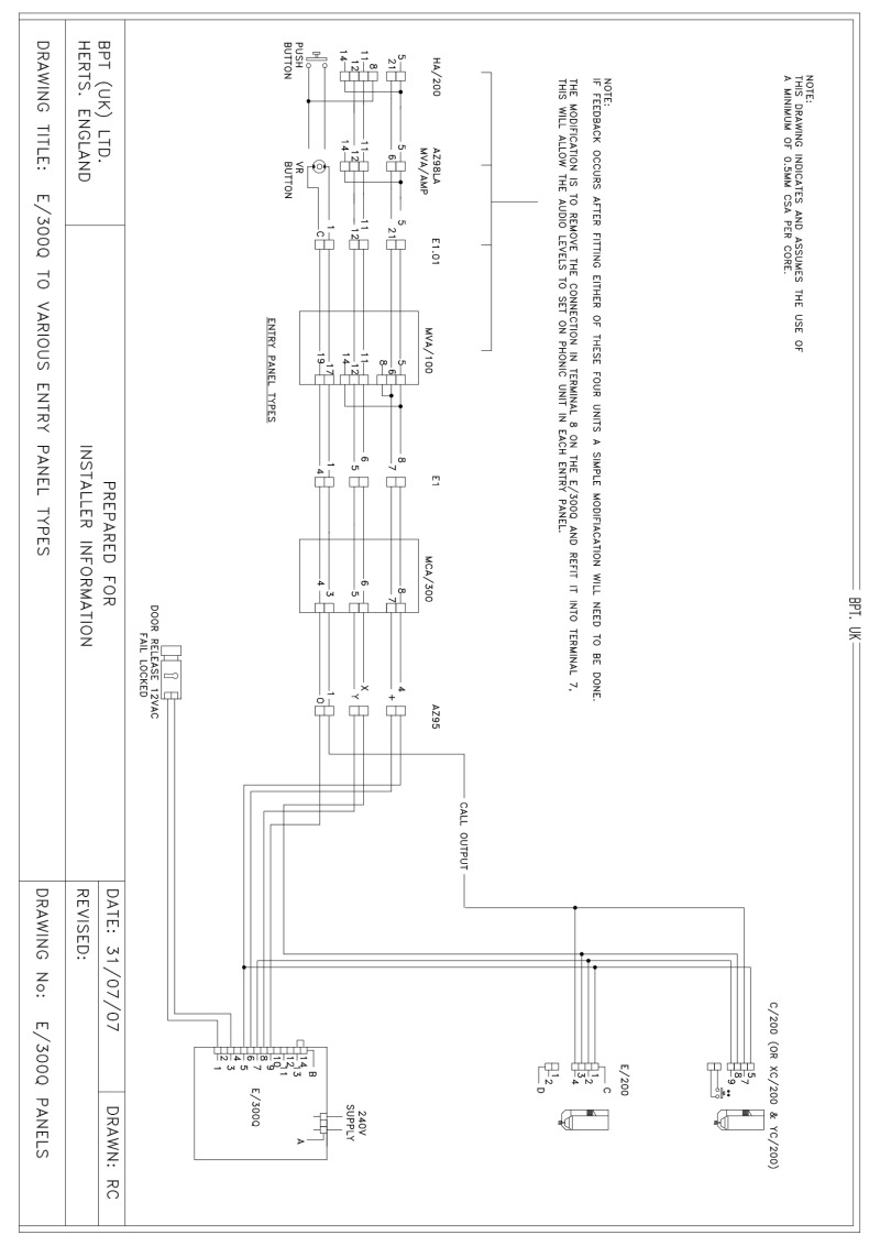 E300 Wiring Diagram